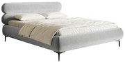 Franciaágy 180 cm Rirri 180B (ágyráccsal) (világosszürke + fekete). Akció -15%. 1099873