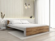 Ágy IKAROS 160 x 200 cm, artisan tölgy/szürke Ágyrács: Ágyrács nélkül, Matrac: Matrac nélkül