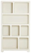 Krémszínű könyvespolc 110x190 cm Nahua – Light &amp; Living