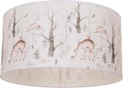 Gyermek mennyezeti lámpa KIDS ROOM 1x E27/60W/230V, átmérő 40 cm, állatfigurás