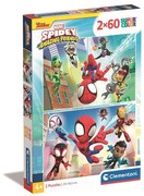 Pókember Spidey 2x60 db-os puzzle Clementoni