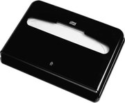 WC ülőketakaró-tartó, V1 rendszer, Elevation, TORK, fekete (KHH621)