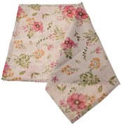 Virágok vízálló asztali futó, 40 x 140 cm