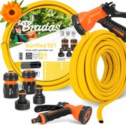 Kerti Tömlő 1/2 Víz Tekercses Rugalmas 30 m Törölköző 3 Rétegű Öntöző Yo