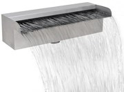 Négyszögletes rozsdamentes acél medence szökőkút 30 cm