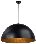 SFERA lógömb 1xE27/60W/230V, 50 cm, fekete/réz színű függeszték