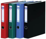 Gyűrűs könyv, 2 gyűrű, D alakú, 45 mm, A4, PP/karton, DONAU, zöld (D3932Z)