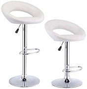 2 db bárszék, választható színben-fehér