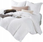 Muszlin pamut ágyneműhuzat 160x200 fehér