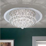 Orion DLU 2378/6/50-Kristály mennyezeti lámpa GLORIA 6xG9/40W/230V átm. 50 cm króm