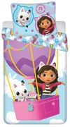 Egyszemélyes pamut gyerek ágyneműhuzat 140x200 cm Gabby's Dollhouse "Balloon" – Jerry Fabrics