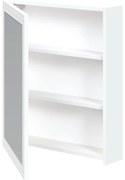 Bondi tükrös fali szekrény 60 cm, fehér