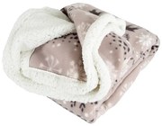 Sherpa pléd mikroplüssből BUFFALO NORDIC szürke Méret: 150 x 200 cm