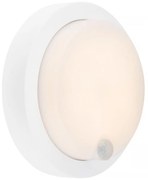 Brilo - LED újratölthető kültéri fali lámpa érzékelővel LED/4W/5V 4400 mAh IP44 fehér