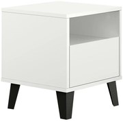 BOGAN 1S éjjeliszekrény, fehér