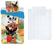 Bing Tower gyerek, ovis ágyneműhuzat és paplan/párna szett 100x135 cm 40x60 cm