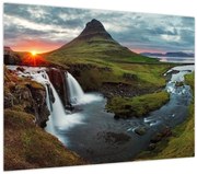 Kép - Kirkjufell naplementében (70x50 cm)