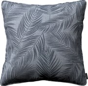 Párnahuzat 45x45 grafit levelek szürke-ezüst alapon