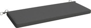 Outsunny párnázott kerti padpárna 110 x 46 x 6,5 cm, 2 személyes, levehető huzattal, UPF 30+, vízálló, rögzítőszíjak — Aosom
