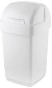 Roll Top fehér szemetes, 22,5 x 23 x 42,5 cm - Addis