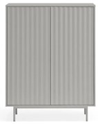 Szürke magas komód 97x130 cm Sierra – Teulat