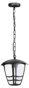 Kültéri csillár láncon TEVIO 1xE27/60W/230V IP54 fekete