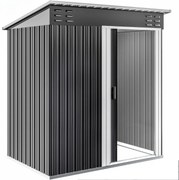 Kerti szerszámtároló ház M, 162x86x181 cm, antracit Jurhan