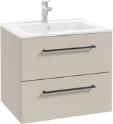 Fürdőszoba szekrény akasztós mosdóval kasmír 60x50cm