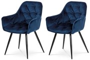 DCH-421 BLUE4 étkezőszék szett, 2 db