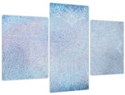 Kép - Mandalák kékszínben (90x60 cm)