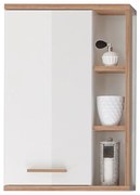 Fehér függő fürdőszoba szekrény 51x75 cm Set 923 - Pelipal
