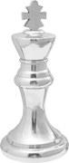 vidaXL Szobrok 2 pcs Ezüst 17 x 17 x 42 cm Alumínium