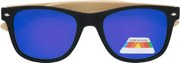 Kék fa hatású tükrös „Wood 2” napszemüveg