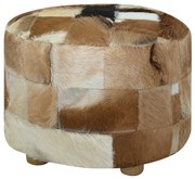 kerek kecskebőr puff 50 x 50 x 45 cm