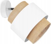 Skandináv fehér Boho állítható fényszóró lámpa