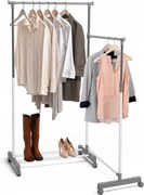 Dupla összecsukható ruhaakasztó, fehér