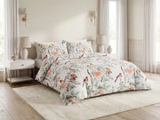 Mikroszálas ágyneműhuzat ORANGE FLOWERS fehér Ágyneműhuzat mérete: 2 db 70 x 80 cm | 160 x 200 cm