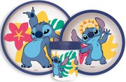 Disney Lilo és Stitch Palms csúszásmentes étkészlet, micro műanyag szett