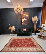 Zente piros színű klasszikus szőnyeg 80x150