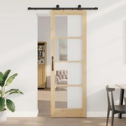Csúszó Ajtó ORKDAL Barna 78 x 232 cm Fa és fém