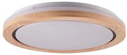 Polux LED Fürdőszobai mennyezeti lámpa DAREK LED/24W/230V átm. 39 cm IP44 tölgy SA2298