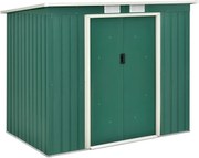 Kerti szerszámos fészer   213 x 130 x 173 cm sötétzöld