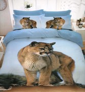 PUMA fotó ágynemű 140x200 cm Ágynemű mérete: 140x200 cm, A csomag tartalma: 7 Készletcsomagolás