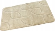Fürdőszobaszőnyeg Bézs Puha Gumírozott Mosószőnyeg 50x80 cm