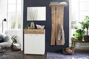 Nia komód wotan tölgy, fehér 74cm