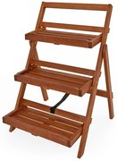 Casaria® Fa lépcsős virágtartó