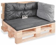 EMI kerti raklap párna szett 2db szürke
