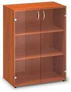 ProOffice közepes üvegszekrény 80 x 45,8 x 106,3 cm, cseresznye
