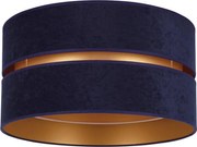 Duolla - Mennyezeti lámpa DUO 1xE27/15W/230V átm. 40 cm kék/arany