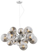 Argon 5022 - Csillár zsinóron SATELITE 15xE27/15W/230V fényes króm